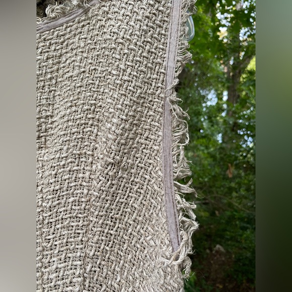 Rare Magnolia Pearl Hand Loomed Silk w Cotton Top - Picture 7 of 12